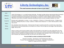 Tablet Screenshot of libertytechnologies.org